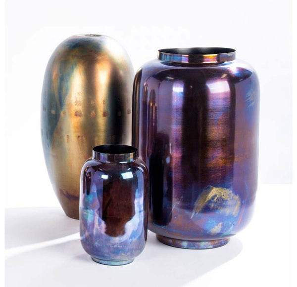 Gold Leaf Design Group Oleum Vase Set of 2 | Vases | Modishstore-5