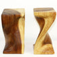 Haussmann Mini Single Twist Stool 4" Sq - Set of 2 | Stools & Benches | Modishstore-5