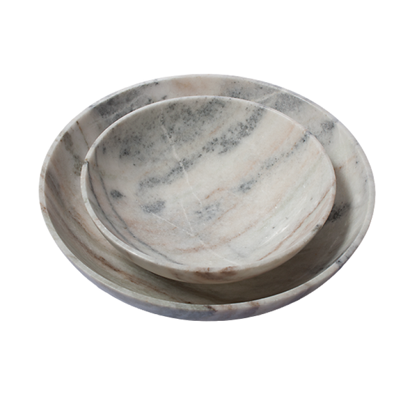 Gold Leaf Design Group David Marble Bowl | Bowls | Modishstore-4