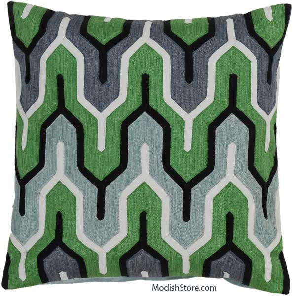 Surya Geometric Pillow | Pillows | Modishstore