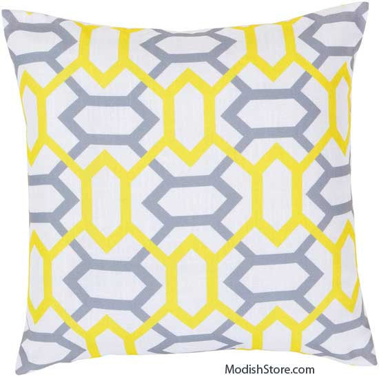 Surya Pastel Lattice Pillow | Pillows | Modishstore