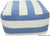 Surya Wide Stripe Pouf | Poufs | Modishstore-4