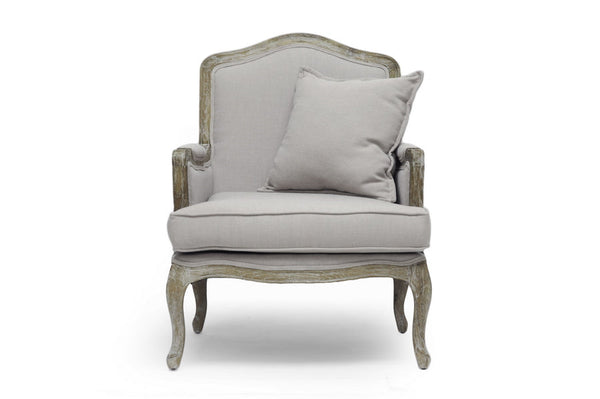 baxton studio constanza classic antiqued french accent chair | Modish Furniture Store-2