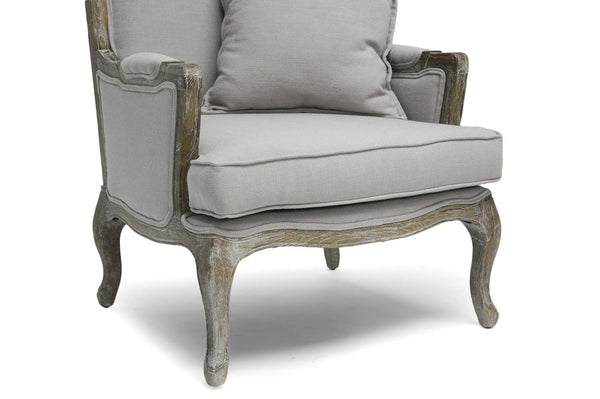 baxton studio constanza classic antiqued french accent chair | Modish Furniture Store-5