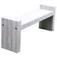 Haussmann Teak Block Bench 48" KD Agate Grey Oil | Stools & Benches | Modishstore-4