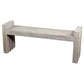 Haussmann Teak Block Bench 48" KD Agate Grey Oil | Stools & Benches | Modishstore-5