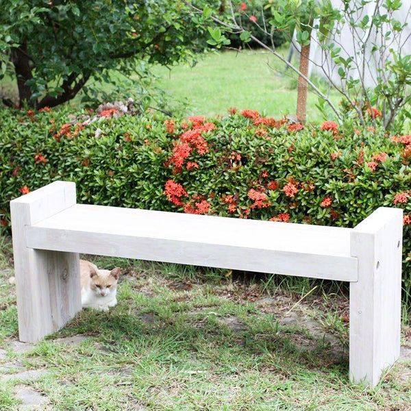 Haussmann Teak Block Bench 48