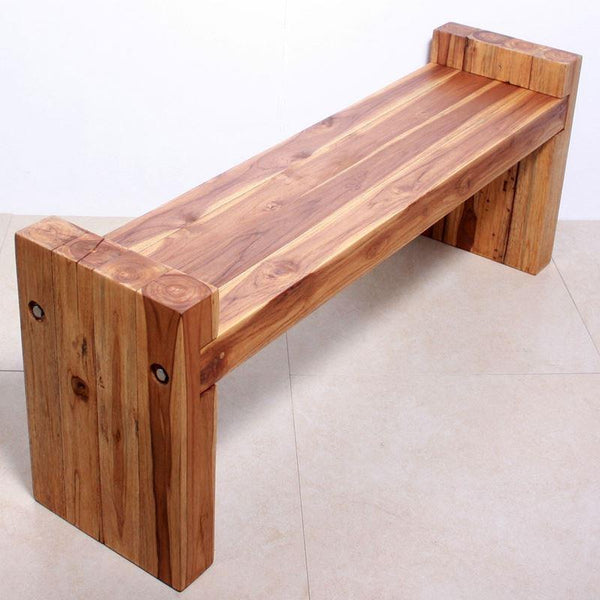 Haussmann Teak Block Bench 48