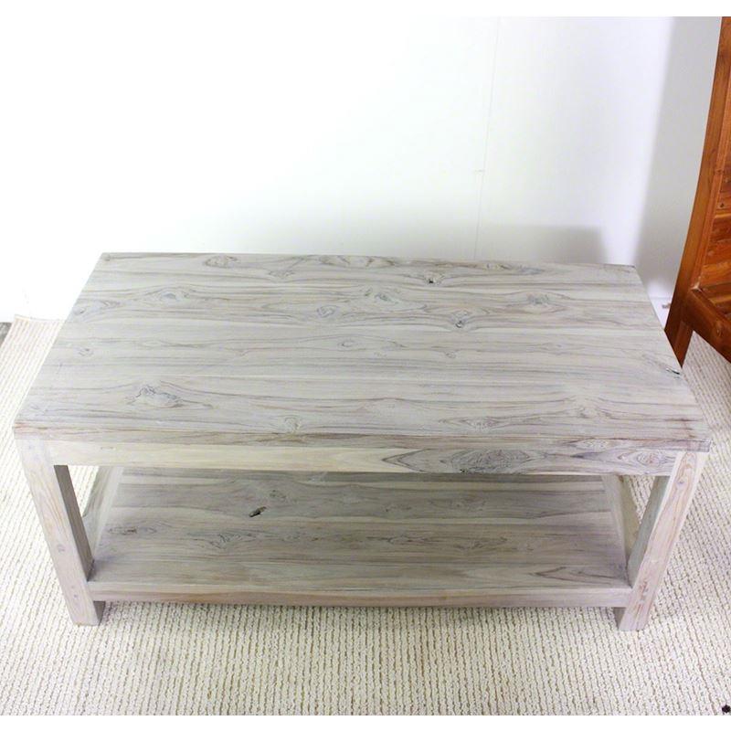 Haussmann Teak Coffee Table W/Shelf 40" L | Coffee Tables | Modishstore-8