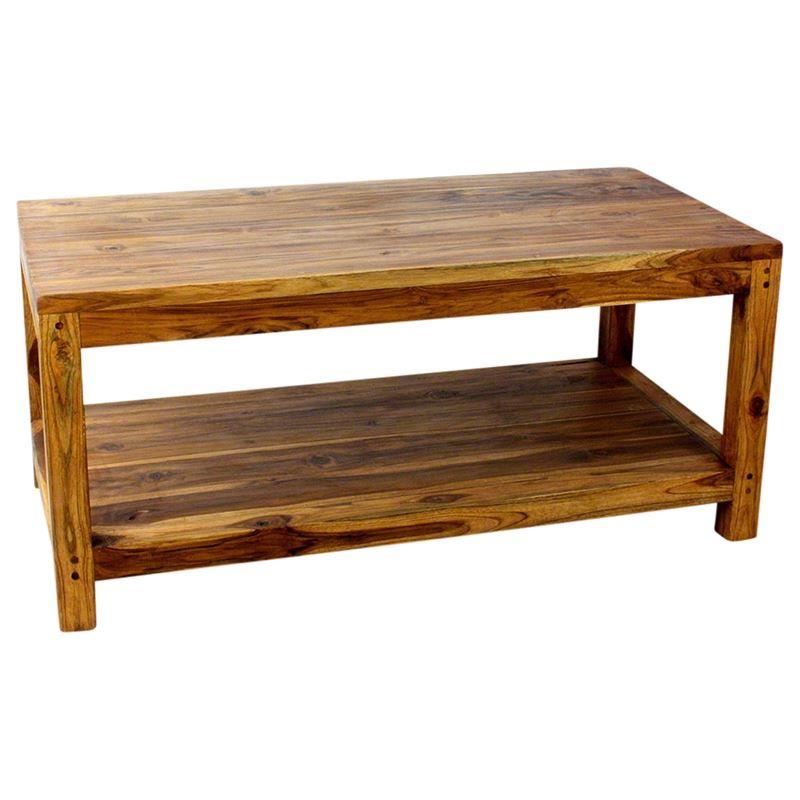 Haussmann Teak Coffee Table W/Shelf 40" L | Coffee Tables | Modishstore-6