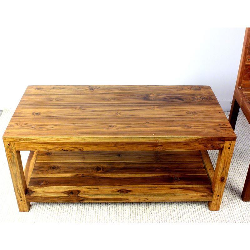 Haussmann Teak Coffee Table W/Shelf 40" L | Coffee Tables | Modishstore-4
