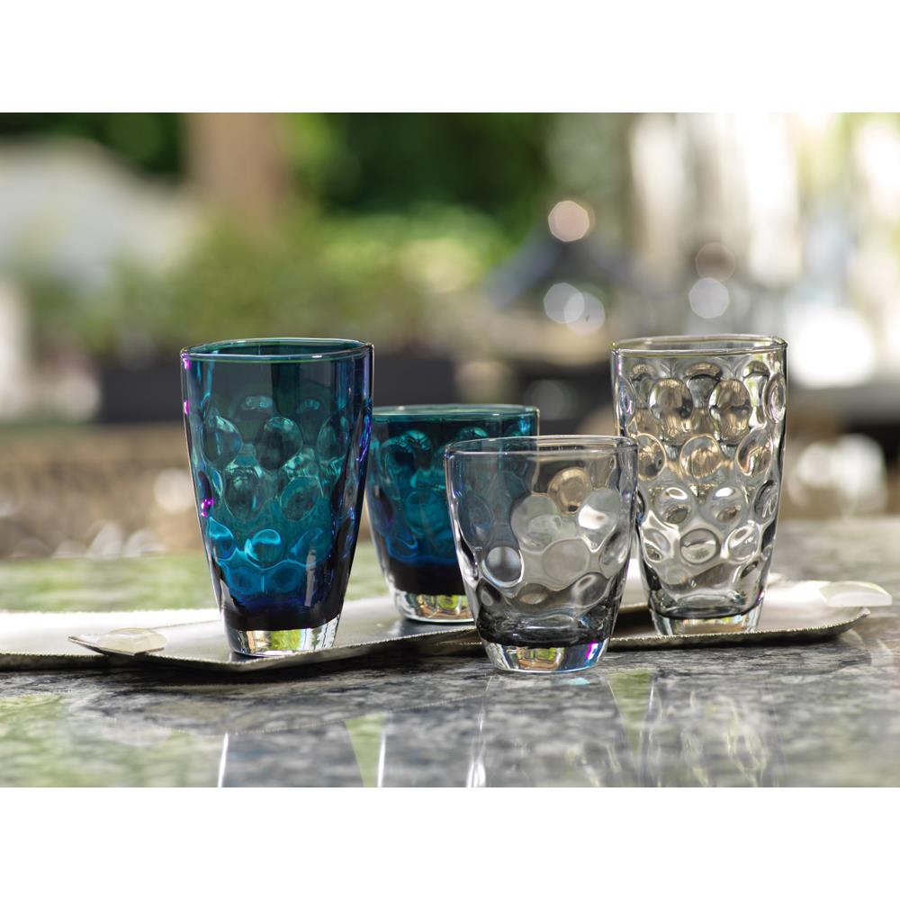 Zodax 6-Piece Dimpled Rocks Glass Set | Drinkware | Modishstore