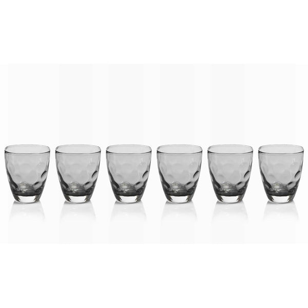 Zodax 6-Piece Dimpled Rocks Glass Set | Drinkware | Modishstore-3