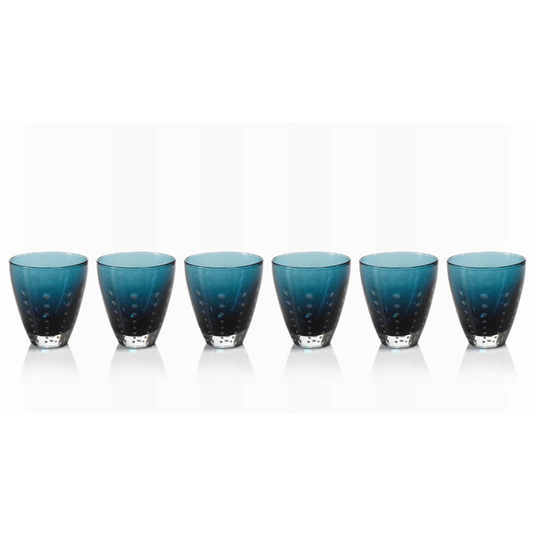 Zodax 6-Piece Bubbled Rocks Glass Set | Drinkware | Modishstore-2