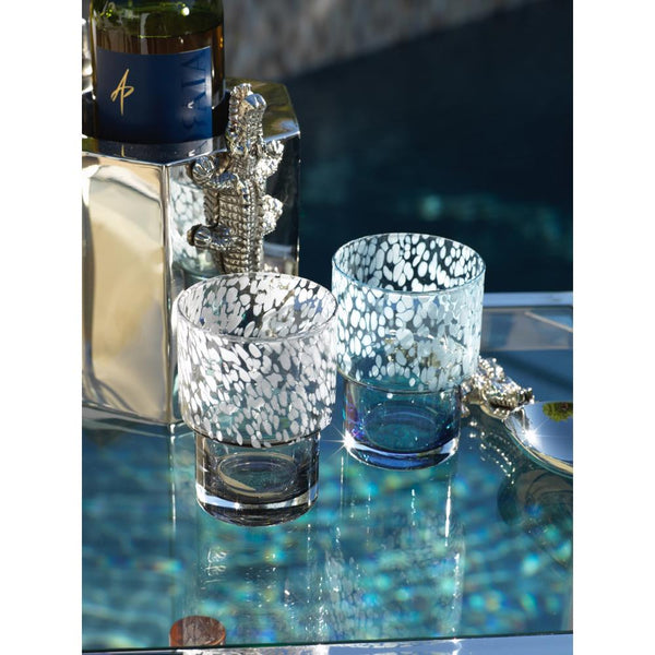 Zodax 6-Piece Dotted Rocks Glass Set | Drinkware | Modishstore