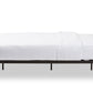 baxton studio beatrice modern and contemporary stippled black finished metal queen size platform bed | Modish Furniture Store-5