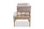 baxton studio nora swedish gustavian style distressed oak wood linen upholstered sofa settee | Modish Furniture Store-5