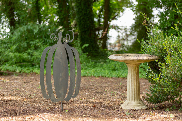 Napa East Tall Pumpkin Outdoor Metal Art