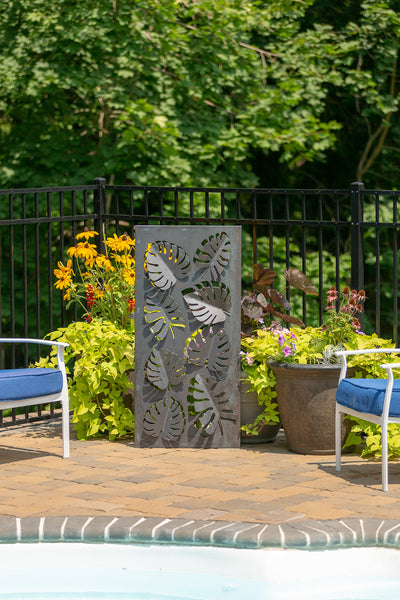 Napa East Tropical Leaves Landscape Art Screen