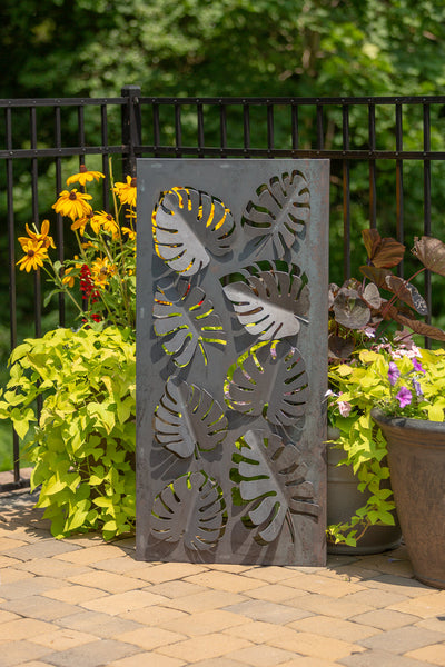 Napa East Tropical Leaves Landscape Art Screen