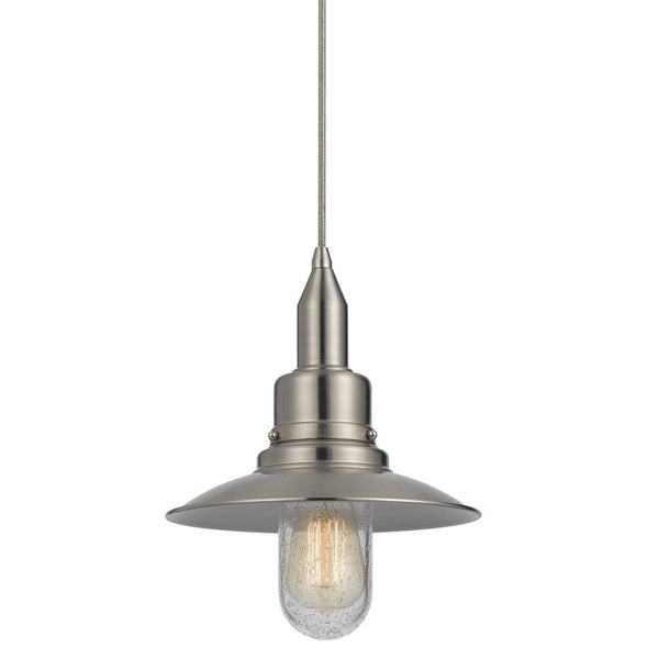 Cal Lighting UP-1114-6-BS 60W Paterson Metal Pendant | Modishstore | Pendant Lamps