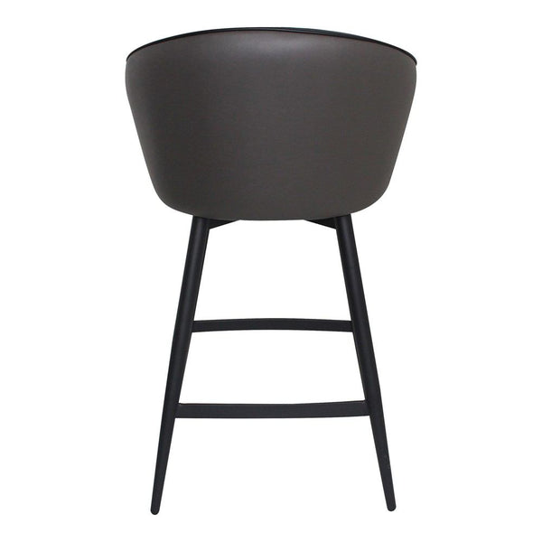 Moe's Home Collection Webber Counter Stool Charcoal | Modishstore | Bar Stools-4