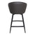 Moe's Home Collection Webber Counter Stool Charcoal | Modishstore | Bar Stools-4