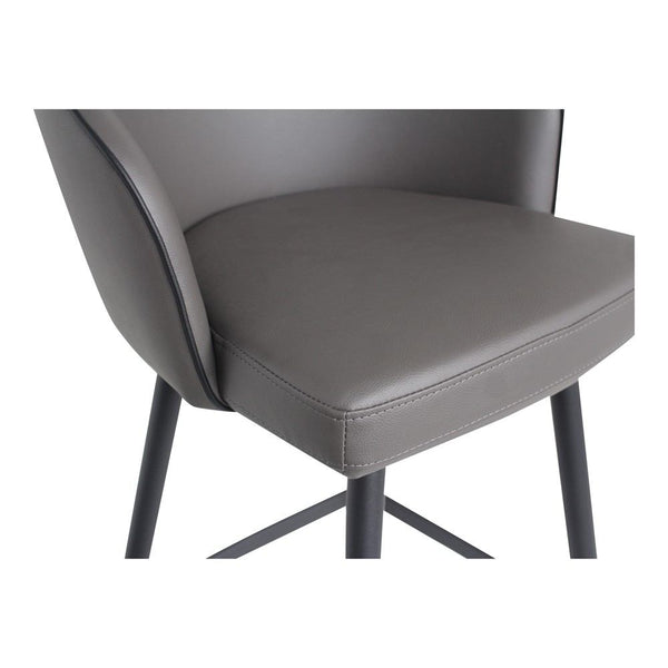 Moe's Home Collection Webber Counter Stool Charcoal | Modishstore | Bar Stools-3