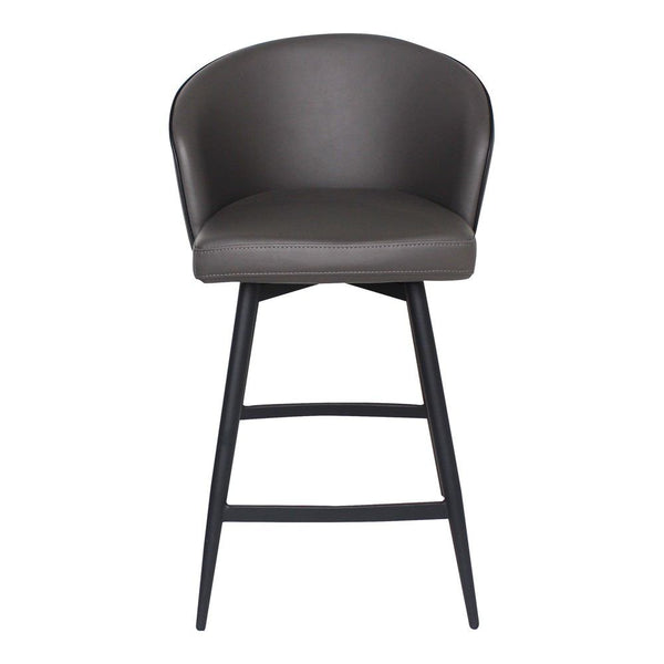 Moe's Home Collection Webber Counter Stool Charcoal | Modishstore | Bar Stools-2