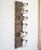 Kalalou Recycled Wood & Metal Wall Rack With Six Wire Storage Baskets | Modishstore | Wall Shelf