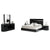 Vig Furniture Modrest Ancona Italian Modern Black Mirror | Modishstore | Mirrors