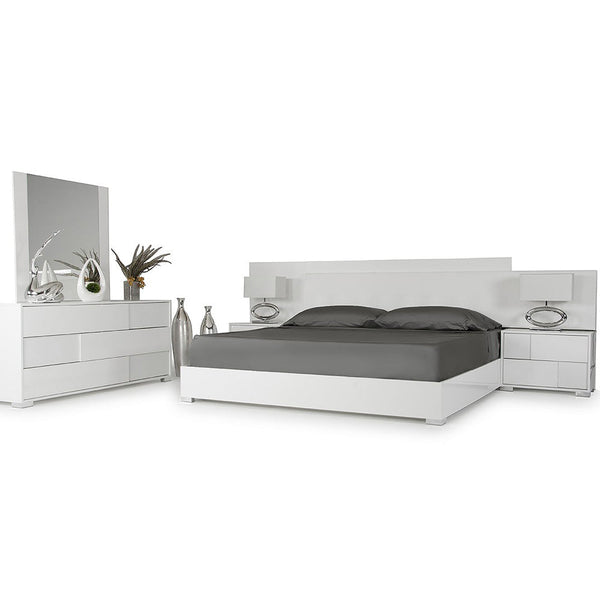 Vig Furniture Modrest Monza Italian Modern White Mirror | Modishstore | Mirrors-3
