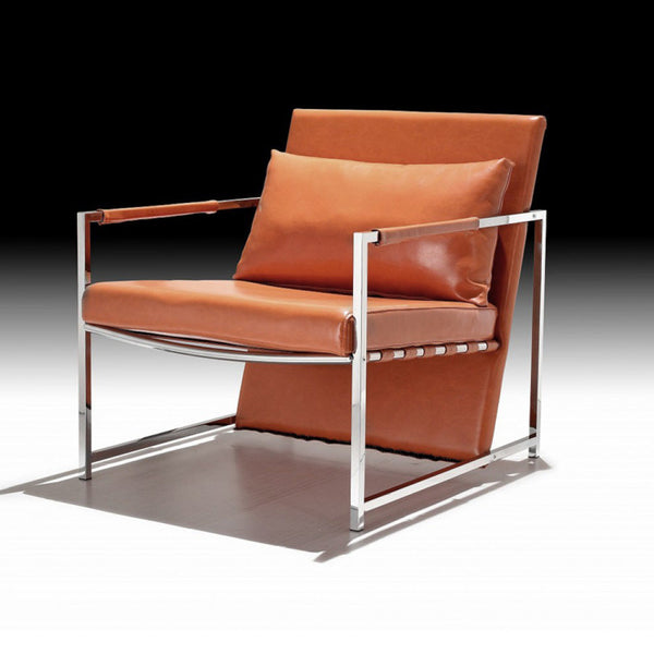 Vig Furniture Divani Casa Ultra Modern Leatherette Accent Chair | Modishstore | Accent Chairs-3