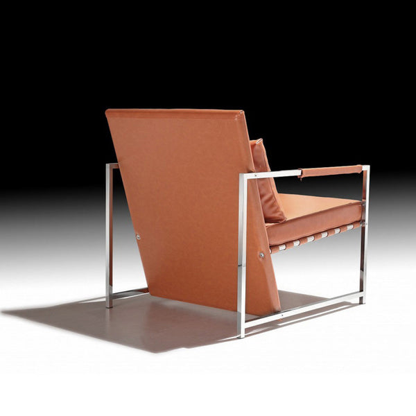 Vig Furniture Divani Casa Ultra Modern Leatherette Accent Chair | Modishstore | Accent Chairs-2