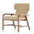 Vig Furniture Modrest Olenna Modern Taupe & Walnut Accent Chair | Modishstore | Accent Chairs-3