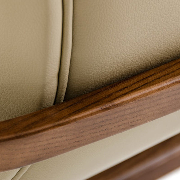 Vig Furniture Modrest Olenna Modern Taupe & Walnut Accent Chair | Modishstore | Accent Chairs-9