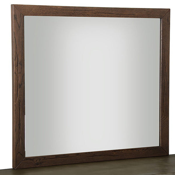 Vig Furniture Modrest Selma Modern Dark Aged Oak Mirror | Modishstore | Mirrors