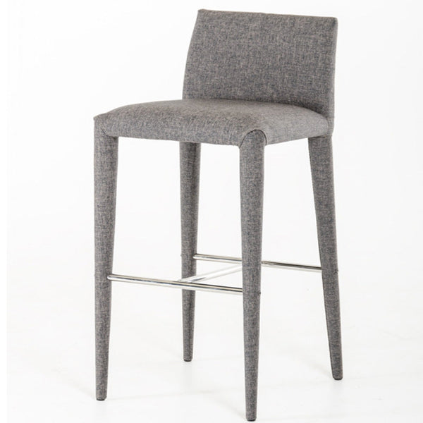 Vig Furniture Modrest Medford Modern Grey Fabric Bar Stool | Modishstore | Bar Stools