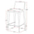 Vig Furniture Modrest Medford Modern Grey Fabric Bar Stool | Modishstore | Bar Stools-2