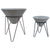 Vig Furniture Concrete Planter with Tripod Base, Large, | Modishstore | Planters, Troughs & Cachepots-2