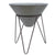 Vig Furniture Concrete Planter with Tripod Base, Large, | Modishstore | Planters, Troughs & Cachepots