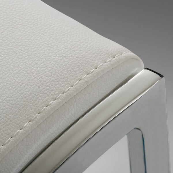 Vig Furniture Modrest Joanie Modern White Bar Stool | Modishstore | Bar Stools-3