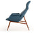 Vig Furniture Modrest Kara Modern Blue Fabric Lounge Chair | Modishstore | Lounge Chairs-2