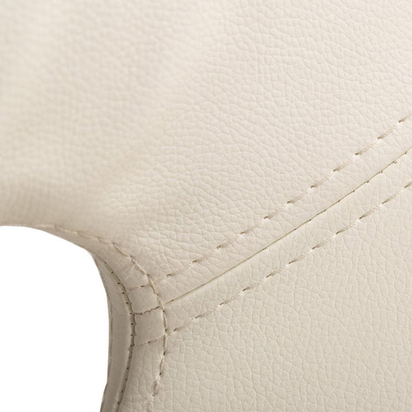 Vig Furniture Modrest Alya Modern White Leatherette Lounge Chair | Modishstore | Lounge Chairs-5