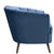 Vig Furniture Divani Casa Vaughn Modern Blue Velvet Accent Chair | Modishstore | Accent Chairs-3