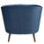 Vig Furniture Divani Casa Vaughn Modern Blue Velvet Accent Chair | Modishstore | Accent Chairs-5