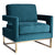 Vig Furniture Modrest Edna Modern Velvet & Gold Accent Chair | Modishstore | Accent Chairs-10