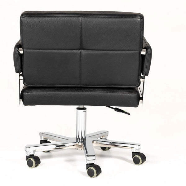 Vig Furniture Modrest Craig Modern Black Bonded Leather Office Chair | Modishstore | Office Chairs-3