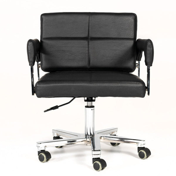 Vig Furniture Modrest Craig Modern Black Bonded Leather Office Chair | Modishstore | Office Chairs