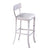 Vig Furniture Modrest Tower Modern White Leatherette Bar Stool | Modishstore | Bar Stools